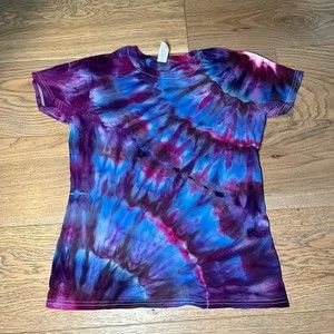 Handmade Mirrored Tie-Dye Shirt Size Small